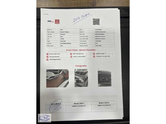 2019 MEGANE 1.5 DCİ TOUCH - ORJİNAL - 166 000KM