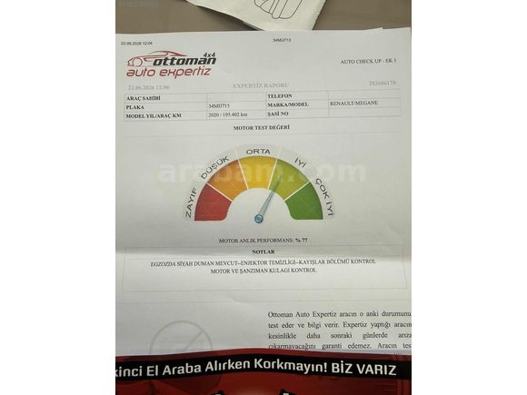 BİRDEM DEN KUSURSUZ MEGANE HATASİZ BOYASİZ