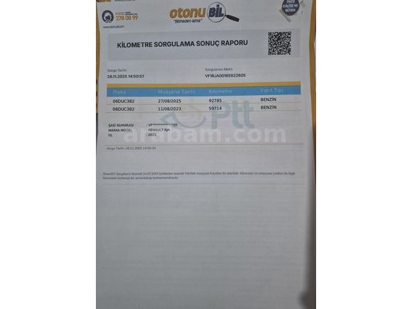 Sahibinden Renault Clio 1.0 SCe Joy 2020 Model