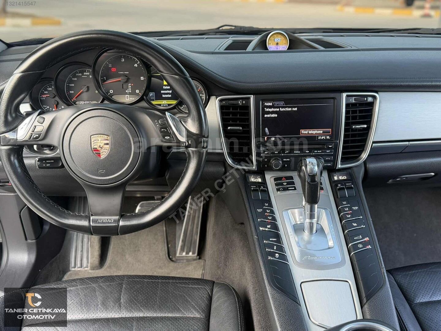 Galeriden Porsche Panamera Diesel 2011 Model Antalya 284.000 km Siyah 5