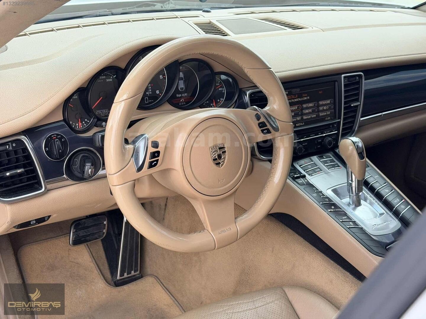 Galeriden Porsche Panamera Diesel 2012 Model Ankara 290.000 km Beyaz 7