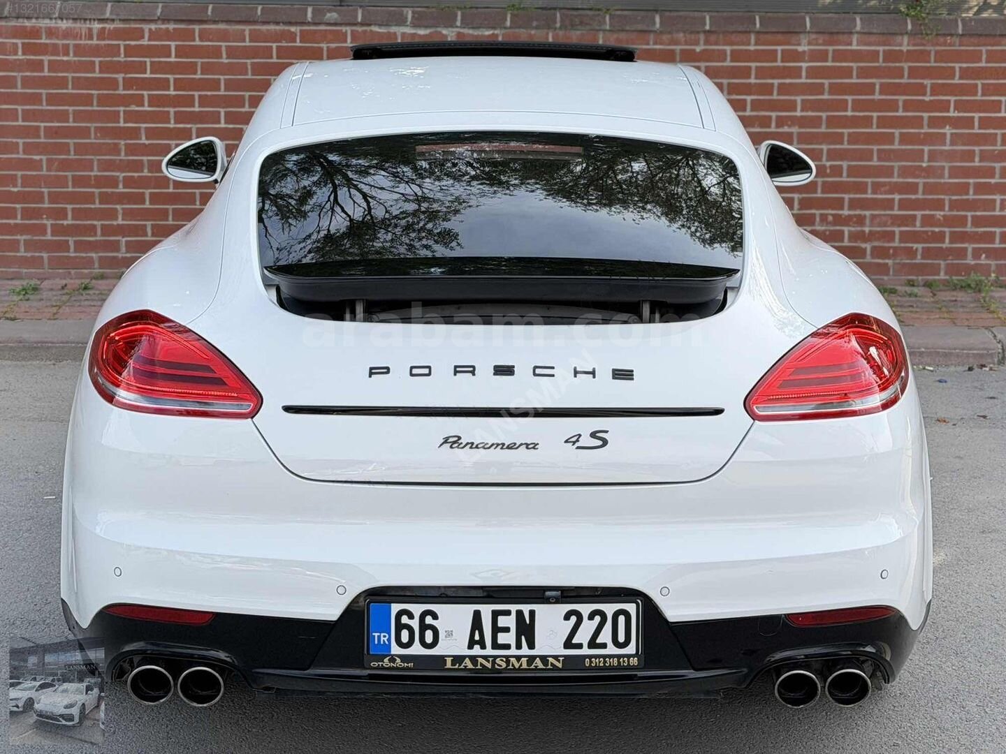Galeriden Porsche Panamera 4 2011 Model Ankara 316.000 km Beyaz 7
