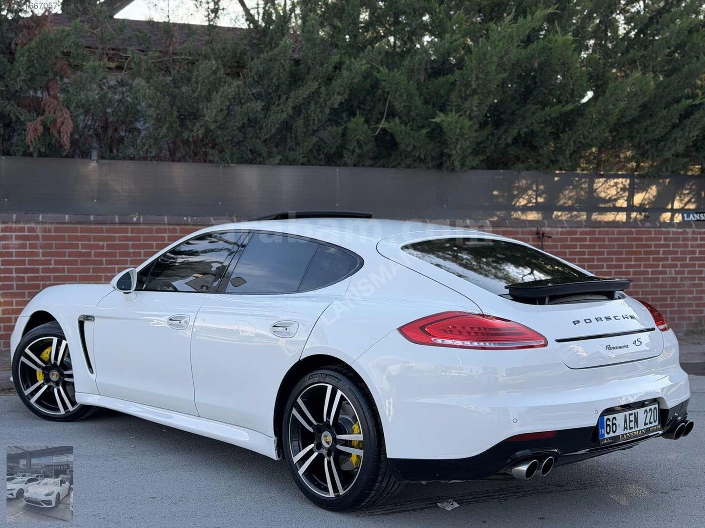 Galeriden Porsche Panamera 4 2011 Model Ankara 316.000 km Beyaz 6