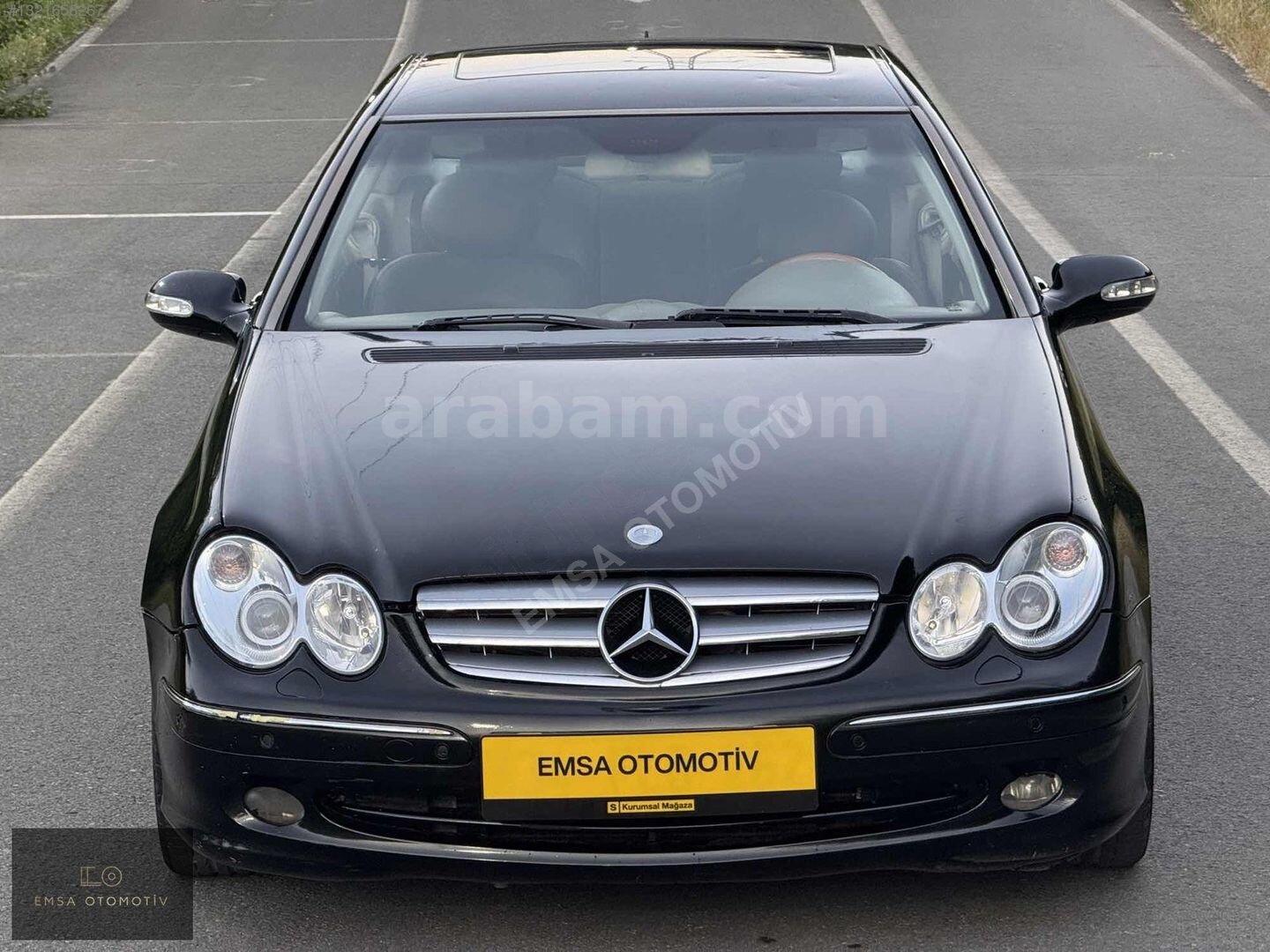 Galeriden Mercedes - Benz CLK 200 Kompressor Elegance 2003 Model İstanbul 285.000 km Siyah 4