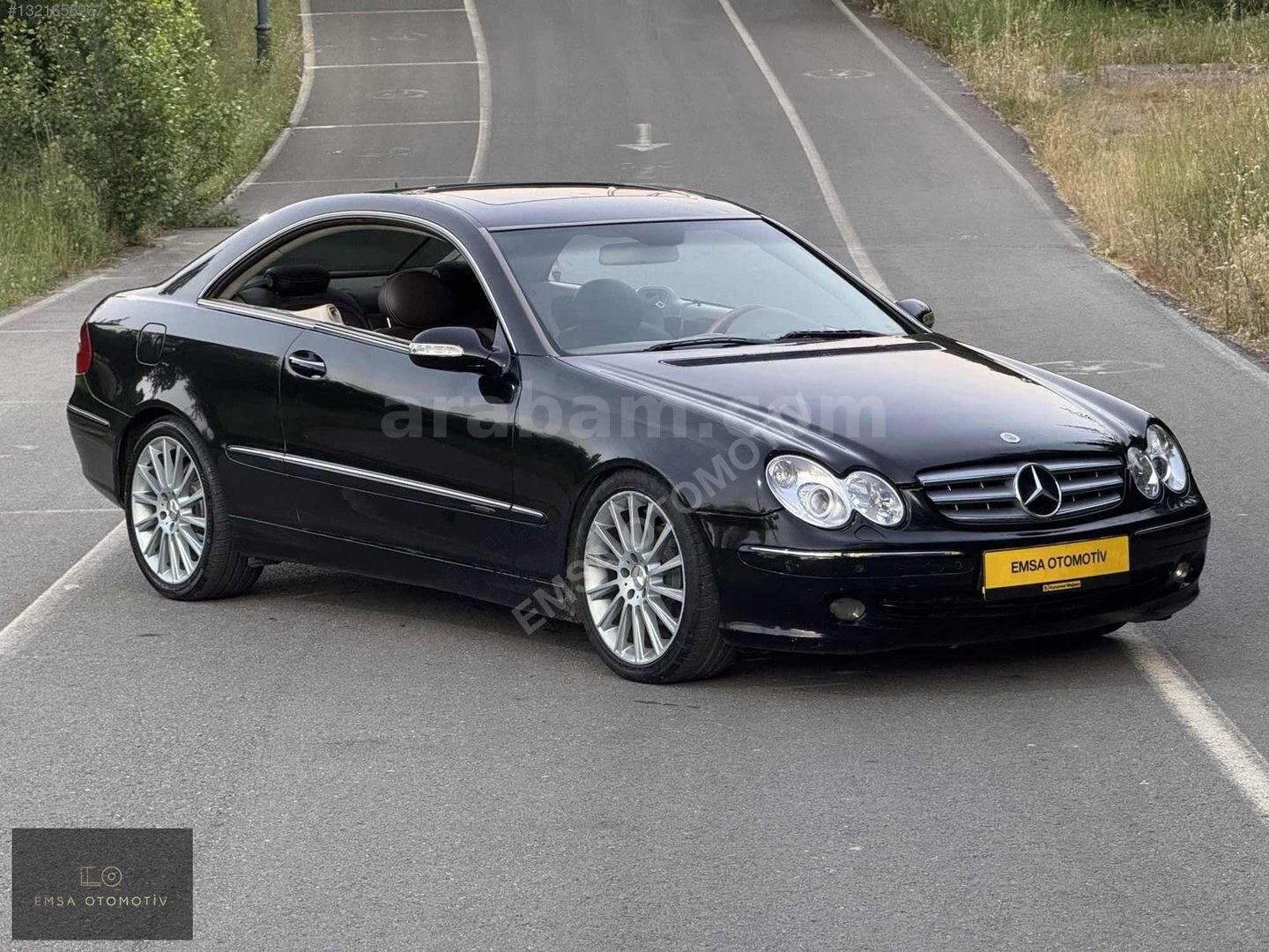 Galeriden Mercedes - Benz CLK 200 Kompressor Elegance 2003 Model İstanbul 285.000 km Siyah 3