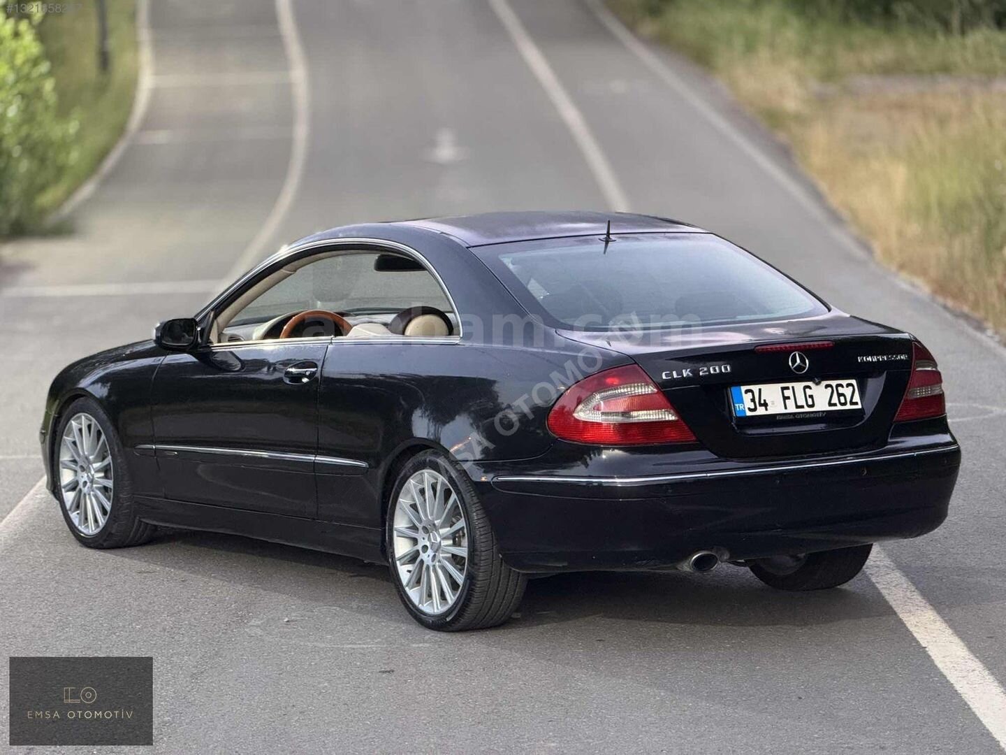 Galeriden Mercedes - Benz CLK 200 Kompressor Elegance 2003 Model İstanbul 285.000 km Siyah 7