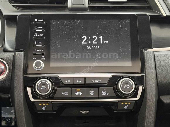 2021 CİVİC EXETİVE PLUS HATASIZ 57BİNDE ÇARPŞM ÖNLYC 182 HP