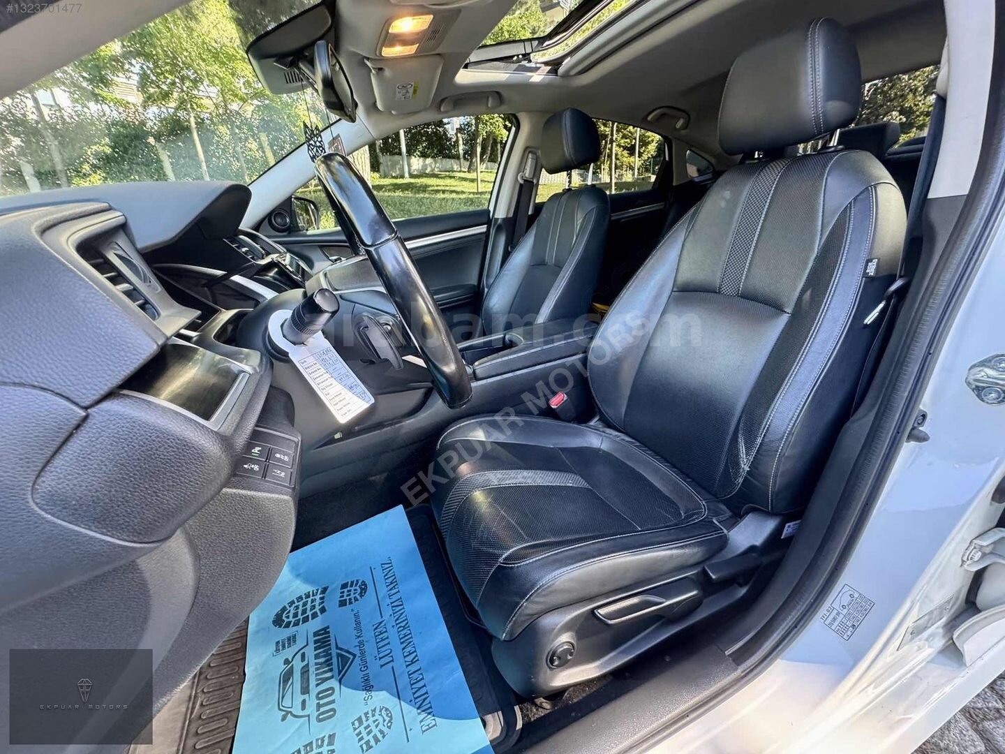 Galeriden Honda Civic 1.5 i-VTEC Executive Plus 2020 Model İstanbul 124.000 km Beyaz 7