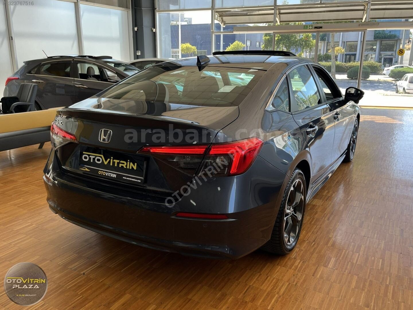 Galeriden Honda Civic 1.5 i-VTEC Executive Plus 2023 Model İzmir 53.445 km Gri 6