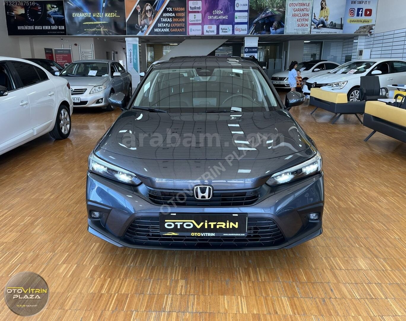 Galeriden Honda Civic 1.5 i-VTEC Executive Plus 2023 Model İzmir 53.445 km Gri 2