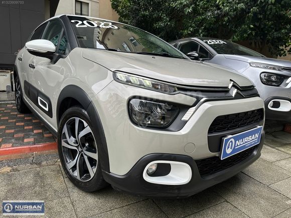 NURSAN - HATASIZ! 2023 CİTROEN C3 1.2 PureTech SHINE OTOMATİK V.
