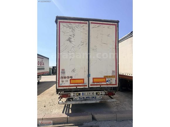 2013 MODEL TENTELİ KAYAR ÇATI KAYAR PERDE KAPAKLI SERİN DORSE