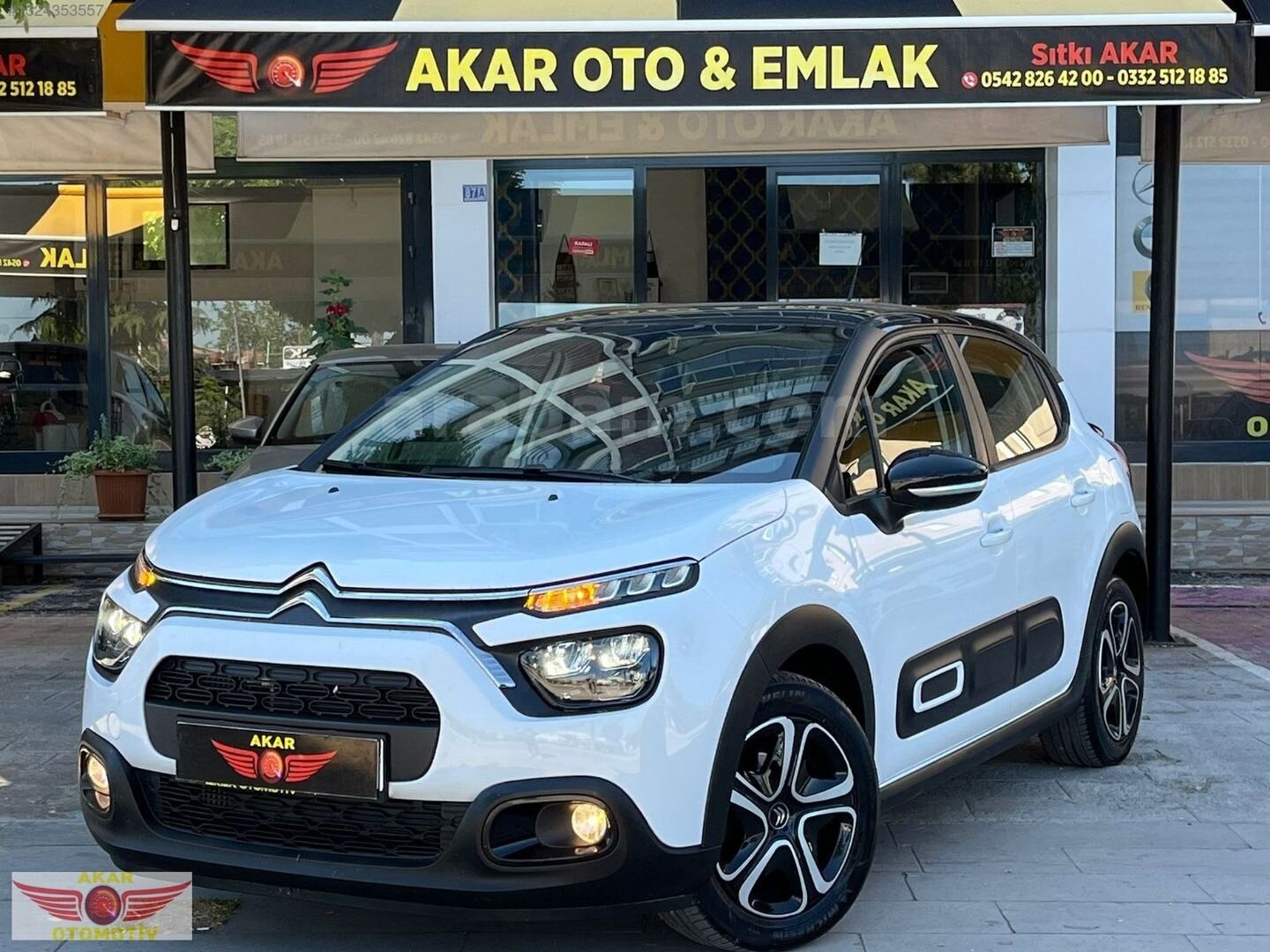 Galeriden Citroen C3 1.2 PureTech Feel Bold 2022 Model Konya 77.000 km Beyaz 1