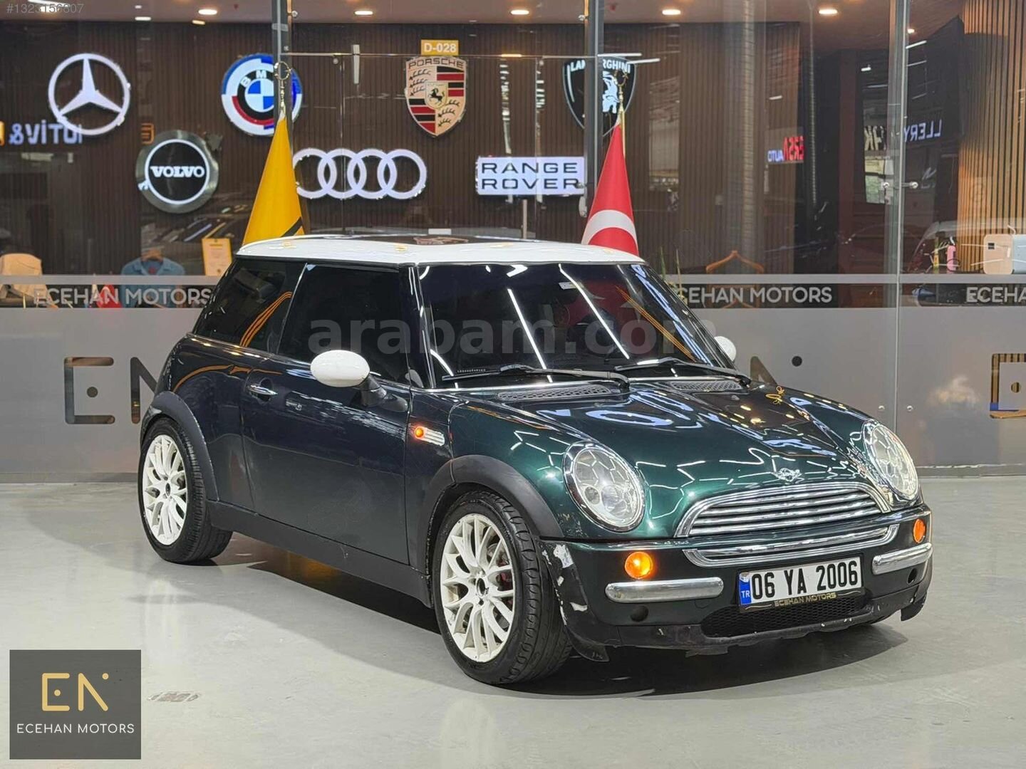 Galeriden Mini Cooper 1.6 Türkiye Paketi 2003 Model İstanbul 285.000 km Yeşil 4