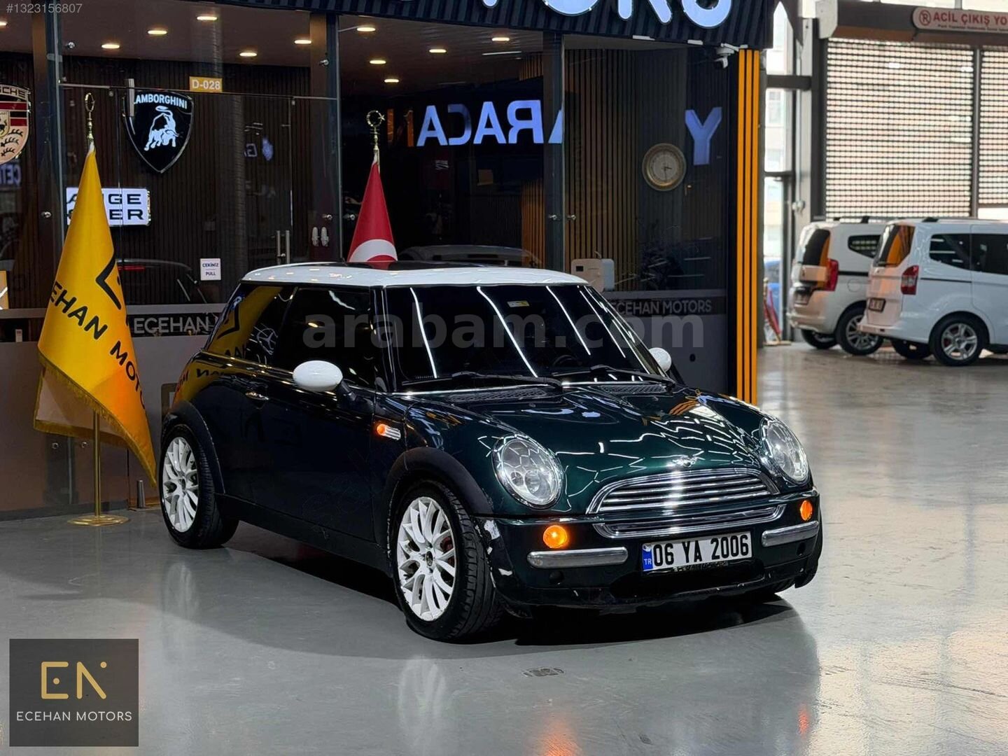 Galeriden Mini Cooper 1.6 Türkiye Paketi 2003 Model İstanbul 285.000 km Yeşil 2