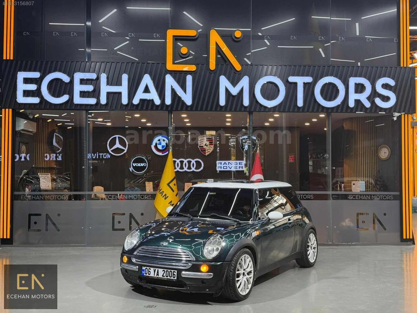Galeriden Mini Cooper 1.6 Türkiye Paketi 2003 Model İstanbul 285.000 km Yeşil 1