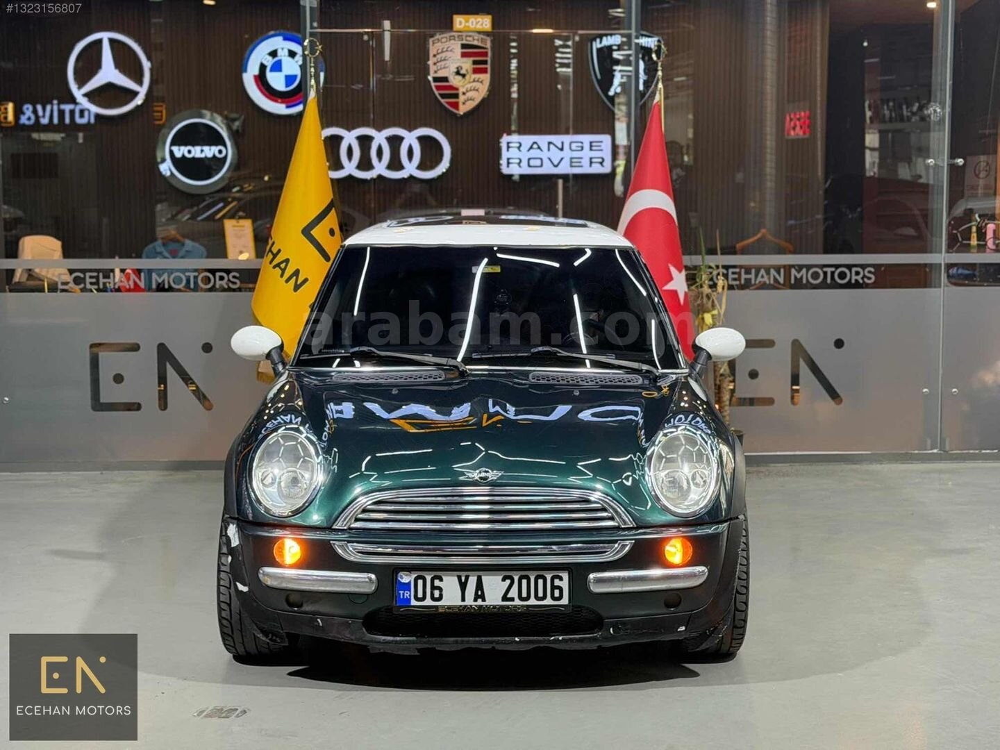 Galeriden Mini Cooper 1.6 Türkiye Paketi 2003 Model İstanbul 285.000 km Yeşil 5