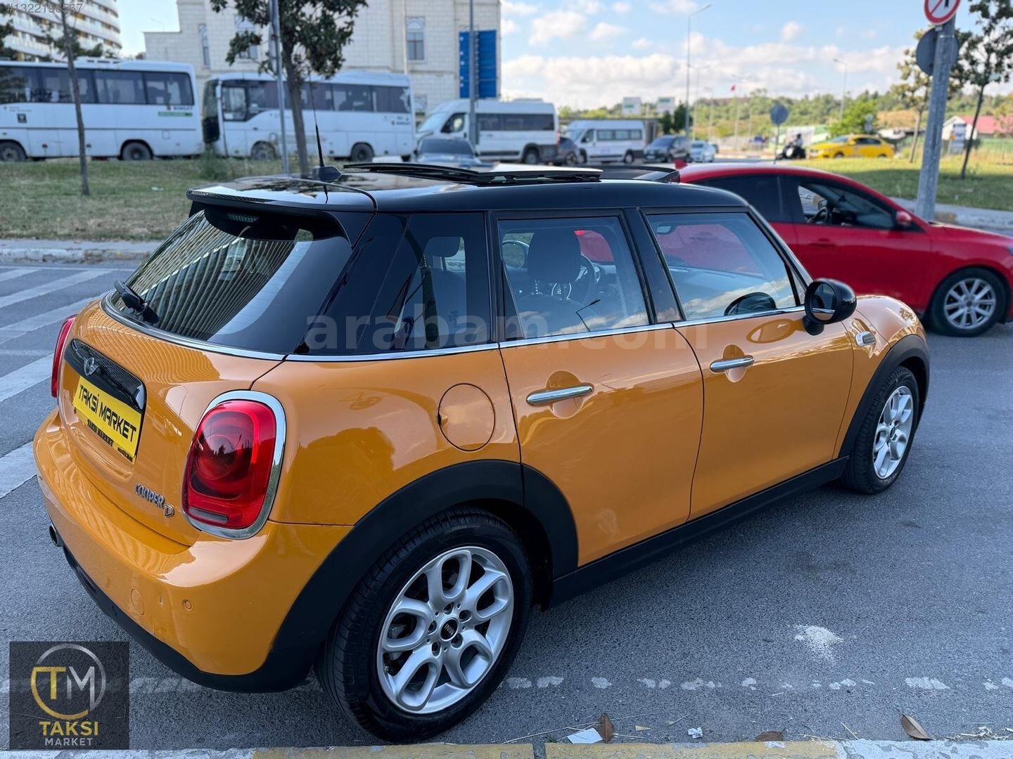Galeriden Mini Cooper 1.5 D Pepper 2017 Model İstanbul 109.000 km Turuncu 7