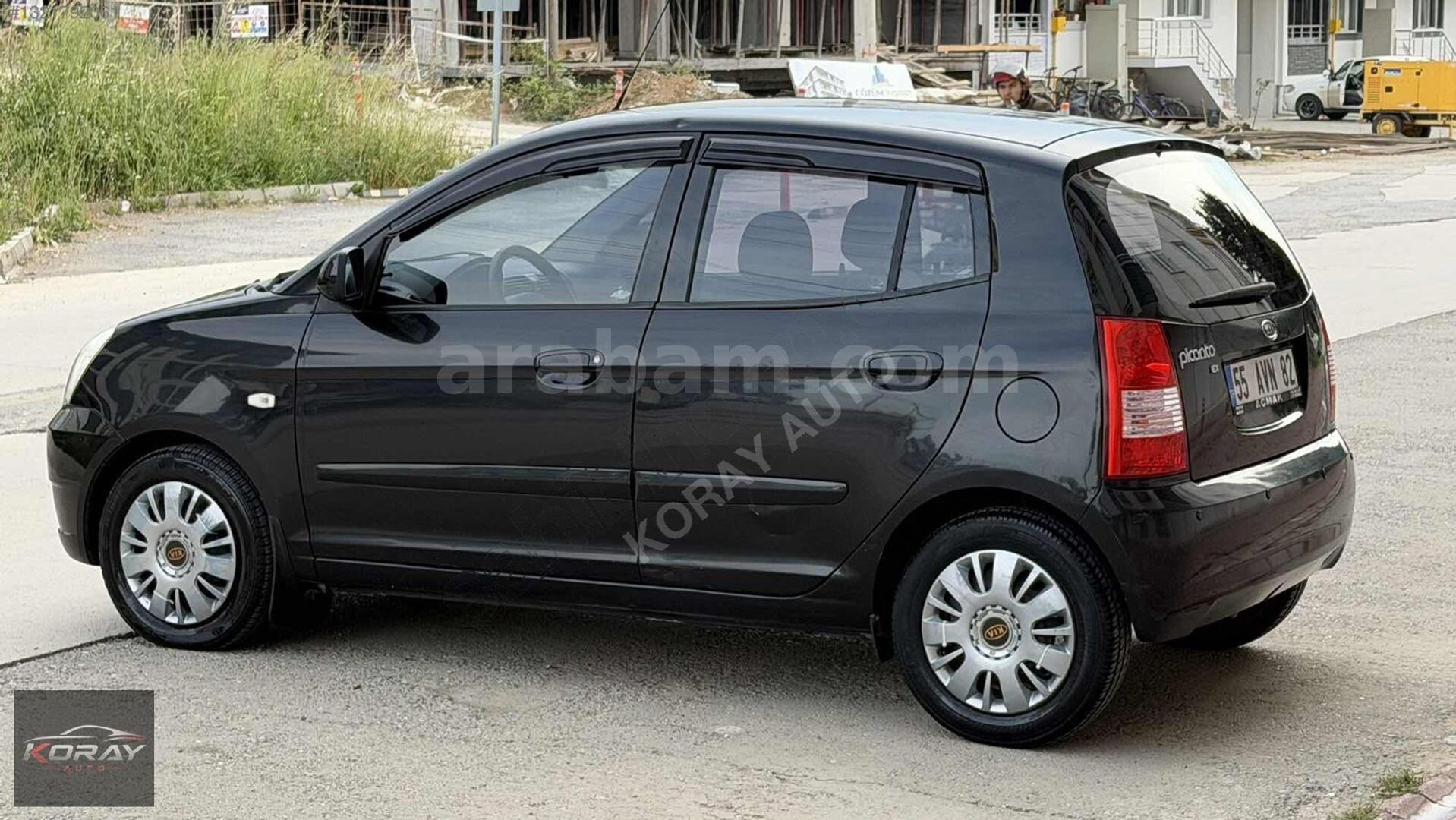Galeriden Kia Picanto 1.1 EX 2008 Model Samsun 137.000 km Siyah 3