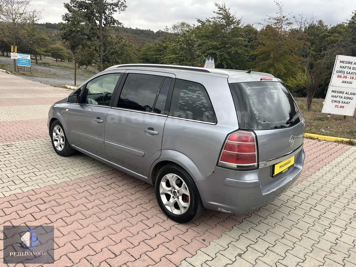 Galeriden Opel Zafira 1.9 CDTI Cosmo 2006 Model İstanbul 250.000 km Gri 3