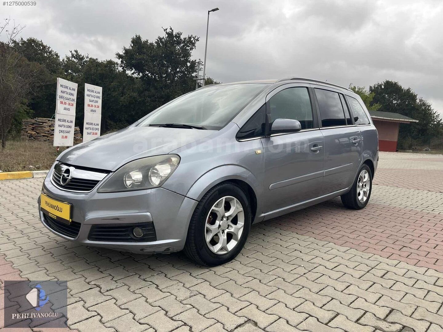 Galeriden Opel Zafira 1.9 CDTI Cosmo 2006 Model İstanbul 250.000 km Gri 6