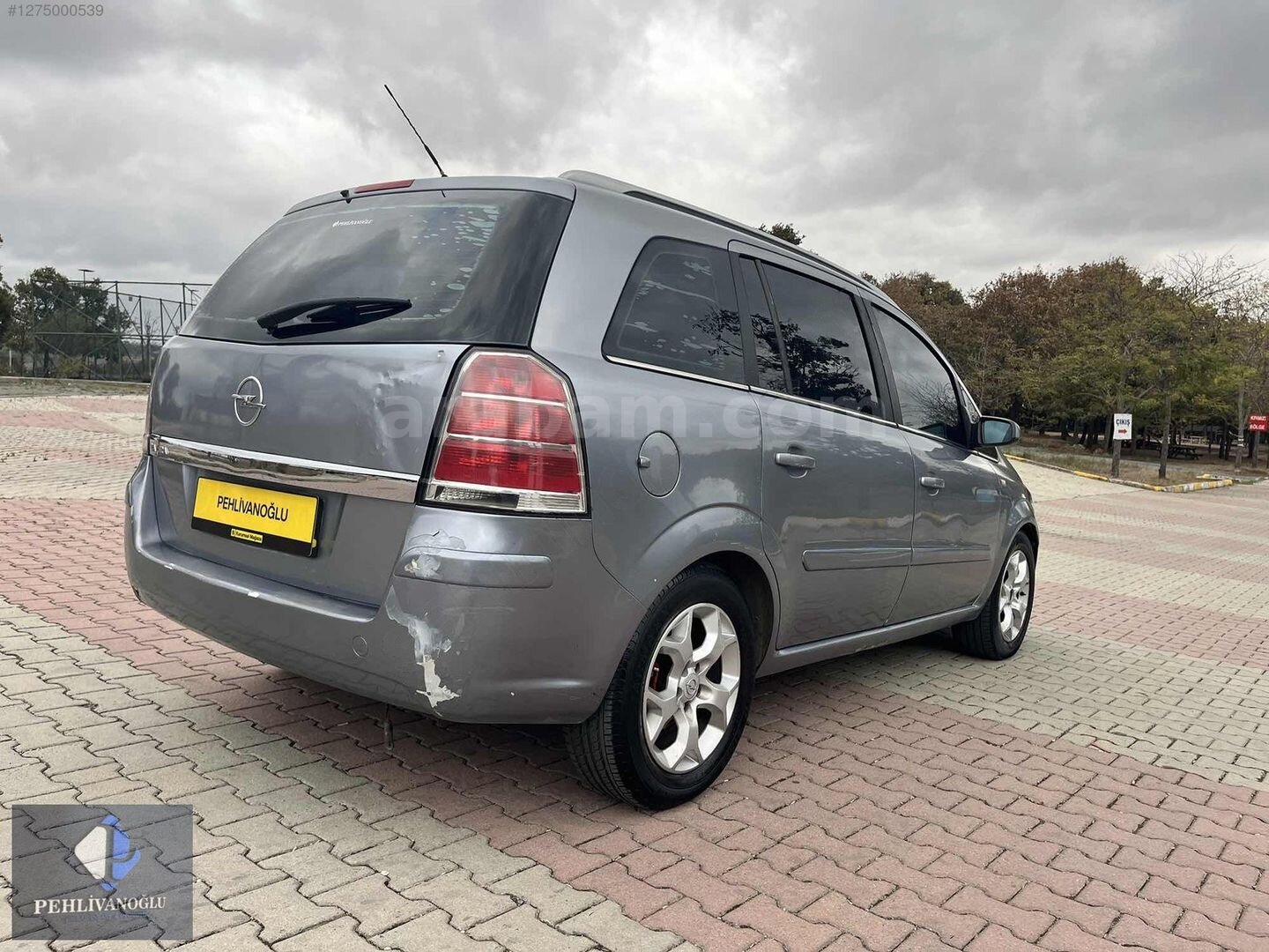 Galeriden Opel Zafira 1.9 CDTI Cosmo 2006 Model İstanbul 250.000 km Gri 7
