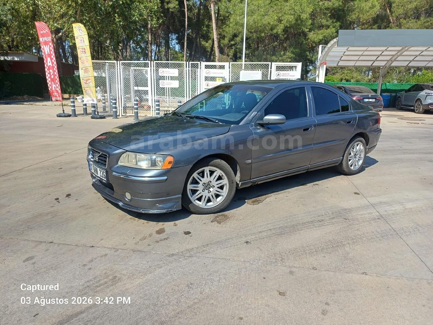 Galeriden Volvo S60 2.0 T 2005 Model Antalya 335.000 km Füme 1