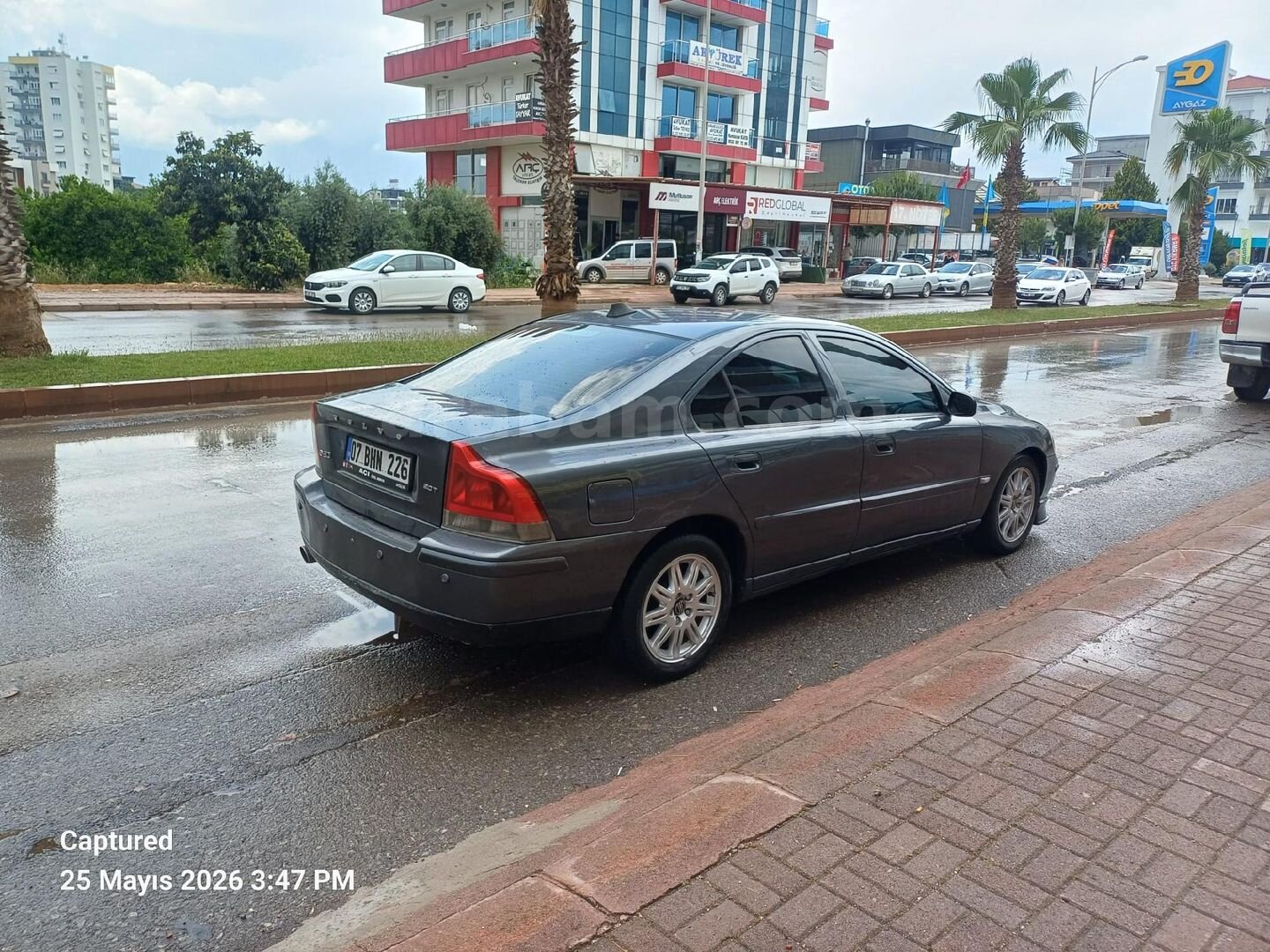 Galeriden Volvo S60 2.0 T 2005 Model Antalya 335.000 km Füme 4