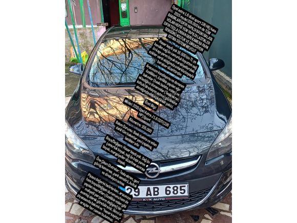 Sahibinden Opel Astra 1.6 CDTI Sport 2015 Model