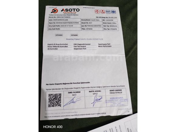 Sahibinden Suzuki Vitara 1.6 GL Plus 2017 Model İzmir