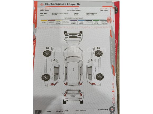 Sahibinden Renault Kadjar 1.5 dCi Icon 2016 Model