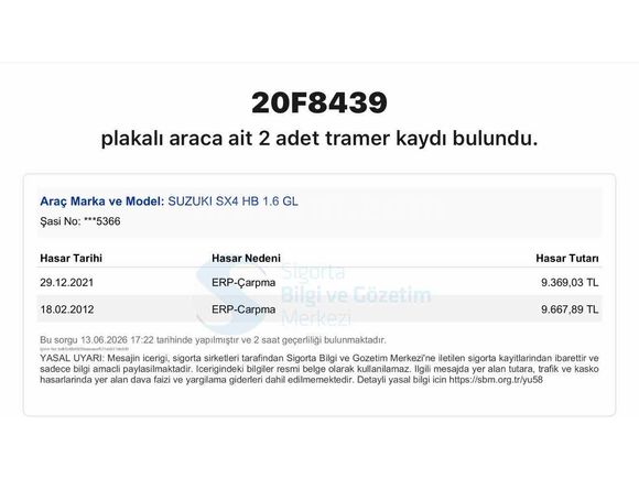 SERİ OTOMOTIV’DEN Suzuki SX4 GL 2008 Model Antalya