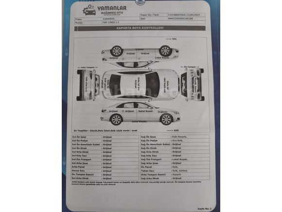 Sahibinden Fiat Linea 1.3 Multijet Pop 2012 Model