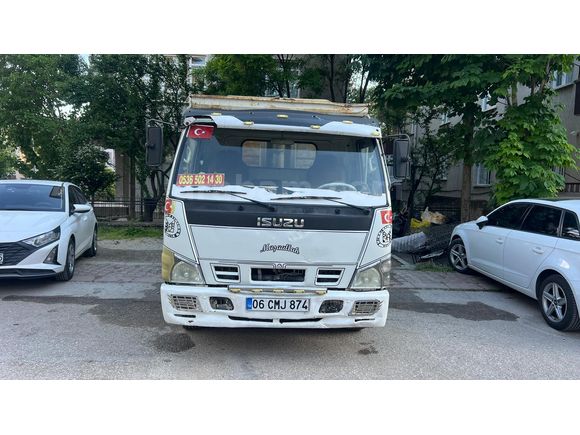 2007 ISUZU NPR AÇIK KASA DAMPERLİ MASRAFSIZ