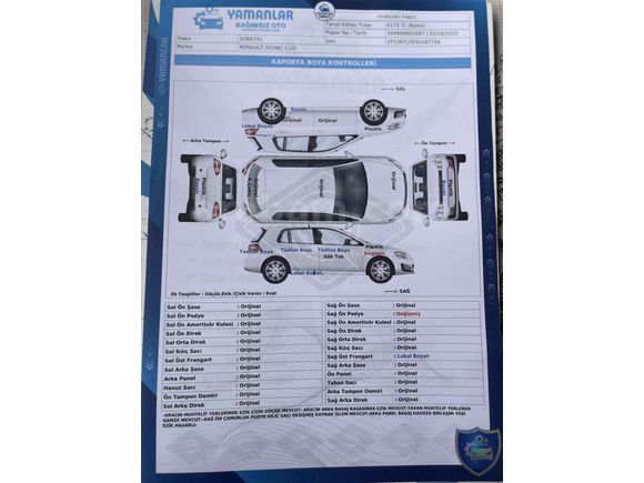 Sahibinden Renault Clio 1.5 dCi Touch 2016 Model 