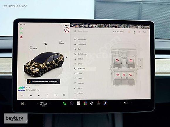 'beytürk' 2024 TESLA MODEL Y LEGACY BOYASIZ