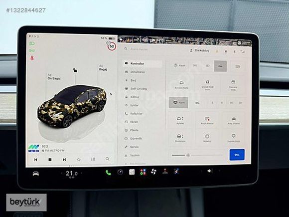 'beytürk' 2024 TESLA MODEL Y LEGACY BOYASIZ