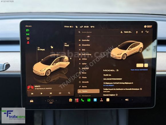 2022 TESLA MODEL 3 SR+ | 79.000 KM | HATASIZ BOYASIZ | TRAMERSİZ