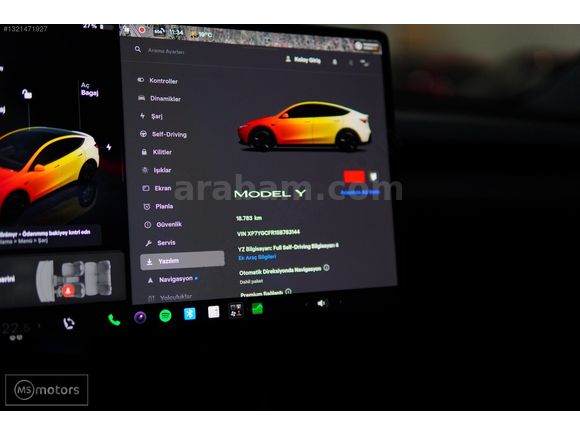 MS MOTORS | TESLA MODEL Y JUNİPER OTO PİLOT 360 KAMERA BOYASIZ