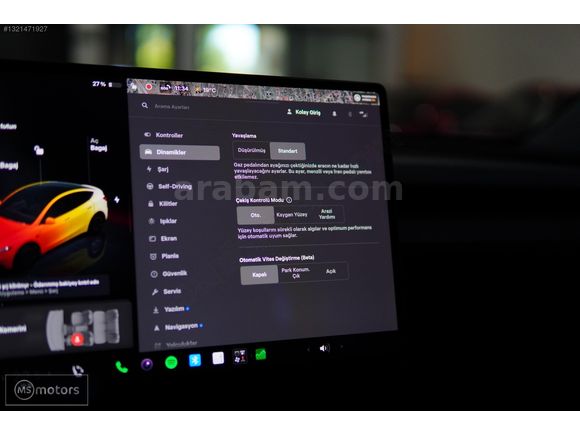 MS MOTORS | TESLA MODEL Y JUNİPER OTO PİLOT 360 KAMERA BOYASIZ