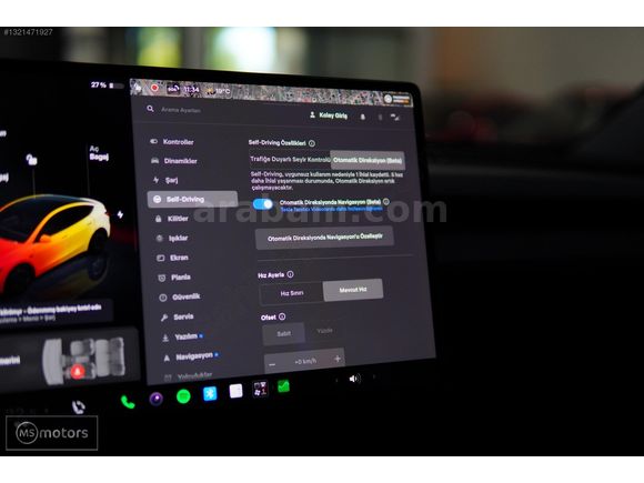 MS MOTORS | TESLA MODEL Y JUNİPER OTO PİLOT 360 KAMERA BOYASIZ