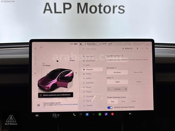 2025 TESLA MODEL Y JUNİPER PREMİUM RWD+360 KAMERA