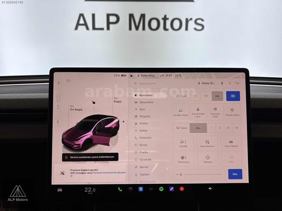 2025 TESLA MODEL Y JUNİPER PREMİUM RWD+360 KAMERA
