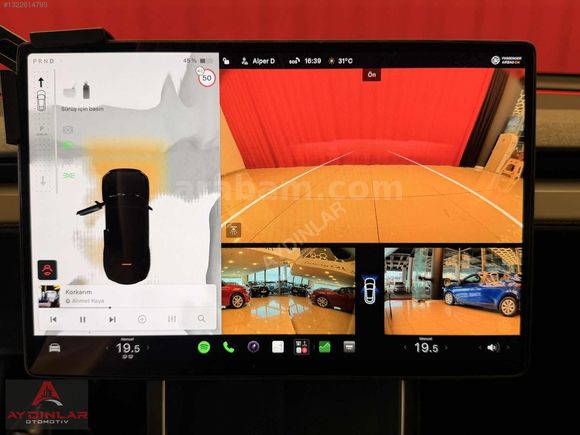 HATASIZ TESLA YENİ KASA ÖN ARKA FULL LED CAM TAVAN PERDE 16.000