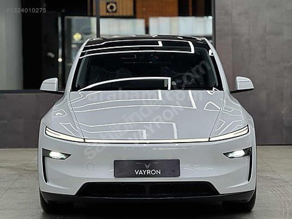 2025 TESLA RWD 6.001KM BEYAZ JUNİPER/CAM TAVAN/ARKA EKRAN/OTOPLT