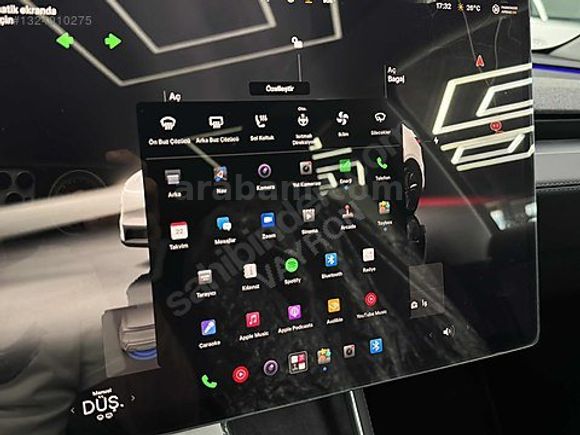 2025 TESLA RWD 6.001KM BEYAZ JUNİPER/CAM TAVAN/ARKA EKRAN/OTOPLT