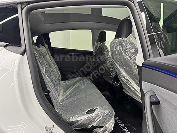 2025 TESLA RWD 6.001KM BEYAZ JUNİPER/CAM TAVAN/ARKA EKRAN/OTOPLT