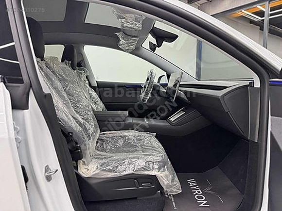 2025 TESLA RWD 6.001KM BEYAZ JUNİPER/CAM TAVAN/ARKA EKRAN/OTOPLT