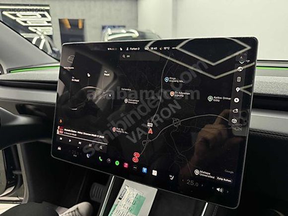 2025 TESLA RWD 6.001KM BEYAZ JUNİPER/CAM TAVAN/ARKA EKRAN/OTOPLT
