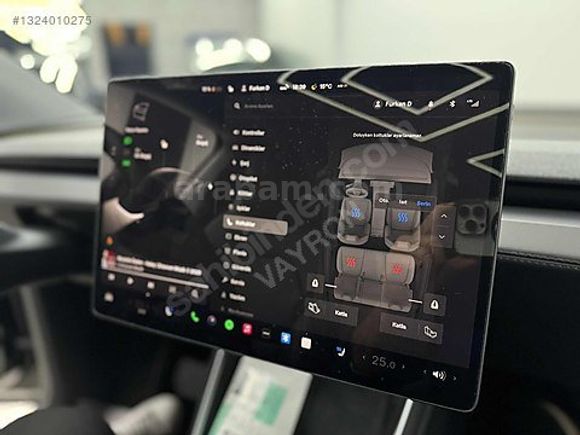 2025 TESLA RWD 6.001KM BEYAZ JUNİPER/CAM TAVAN/ARKA EKRAN/OTOPLT